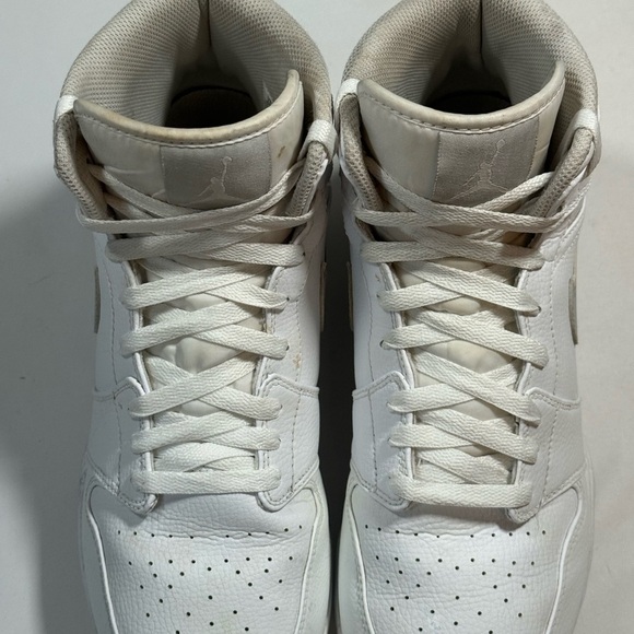 Nike Air Jordan White and Gray Athletic Shoes - Picture 9 of 16
